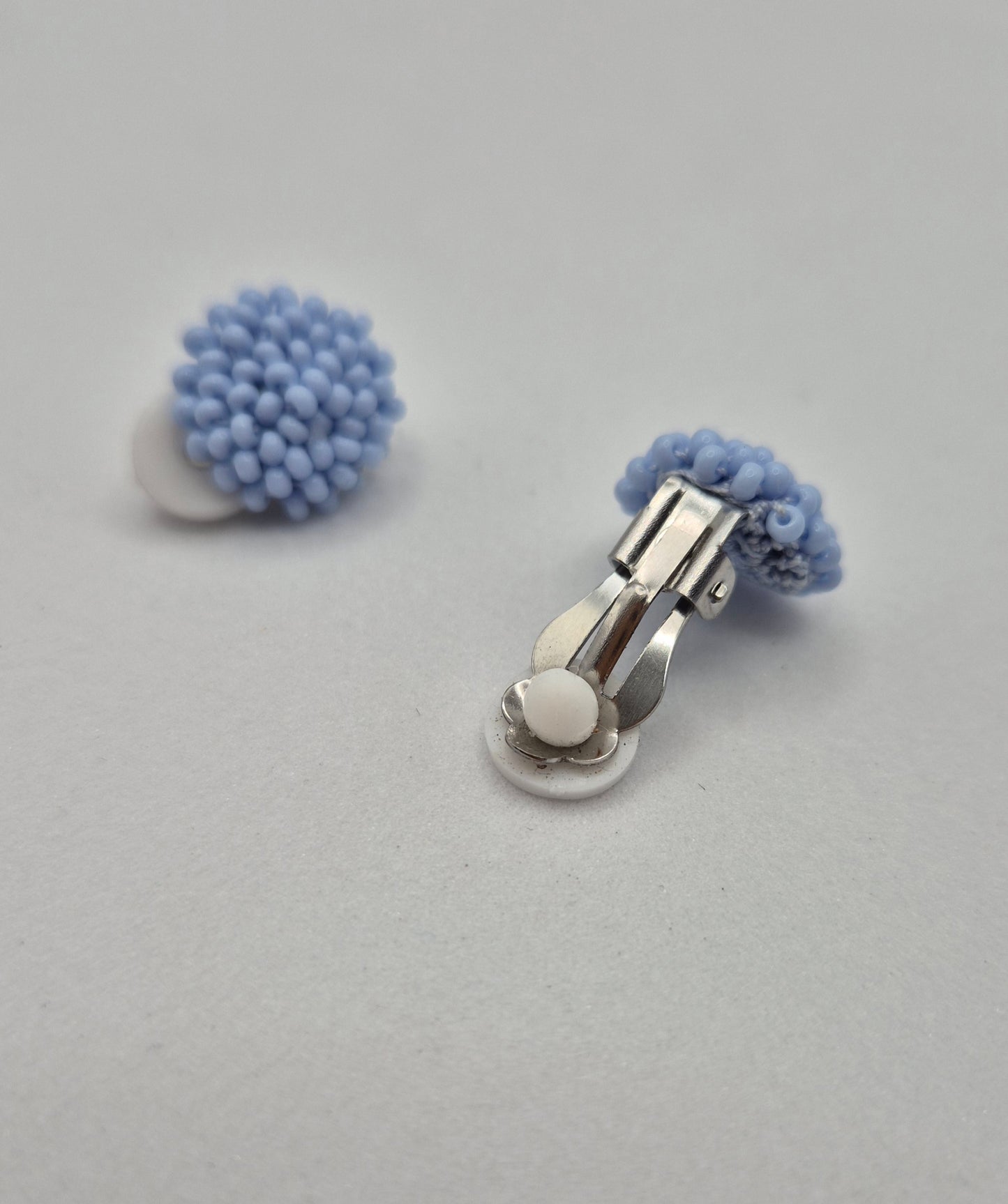 Ohrclips LINNSI - Linse 14 mm | Perlen 2mm