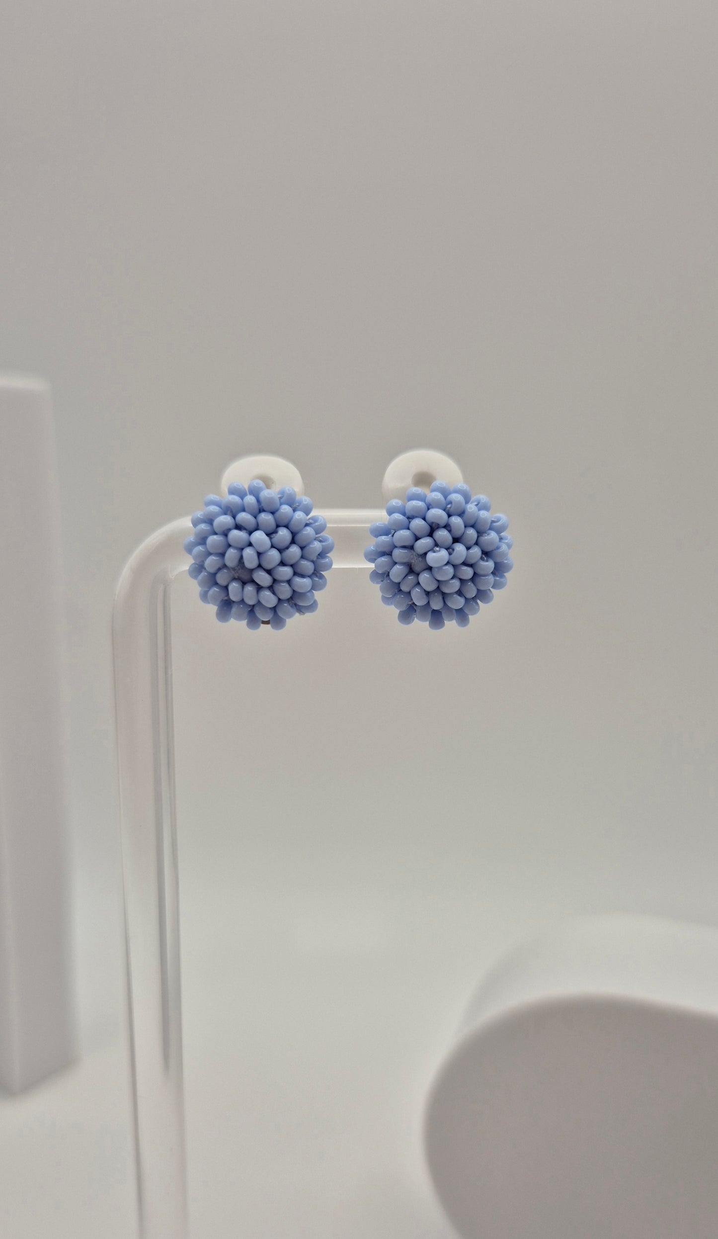 Ohrclips LINNSI - Linse 14 mm | Perlen 2mm