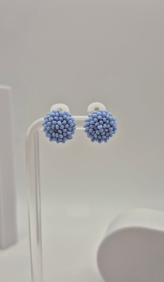 Ohrclips LINNSI - Linse 14 mm | Perlen 2mm