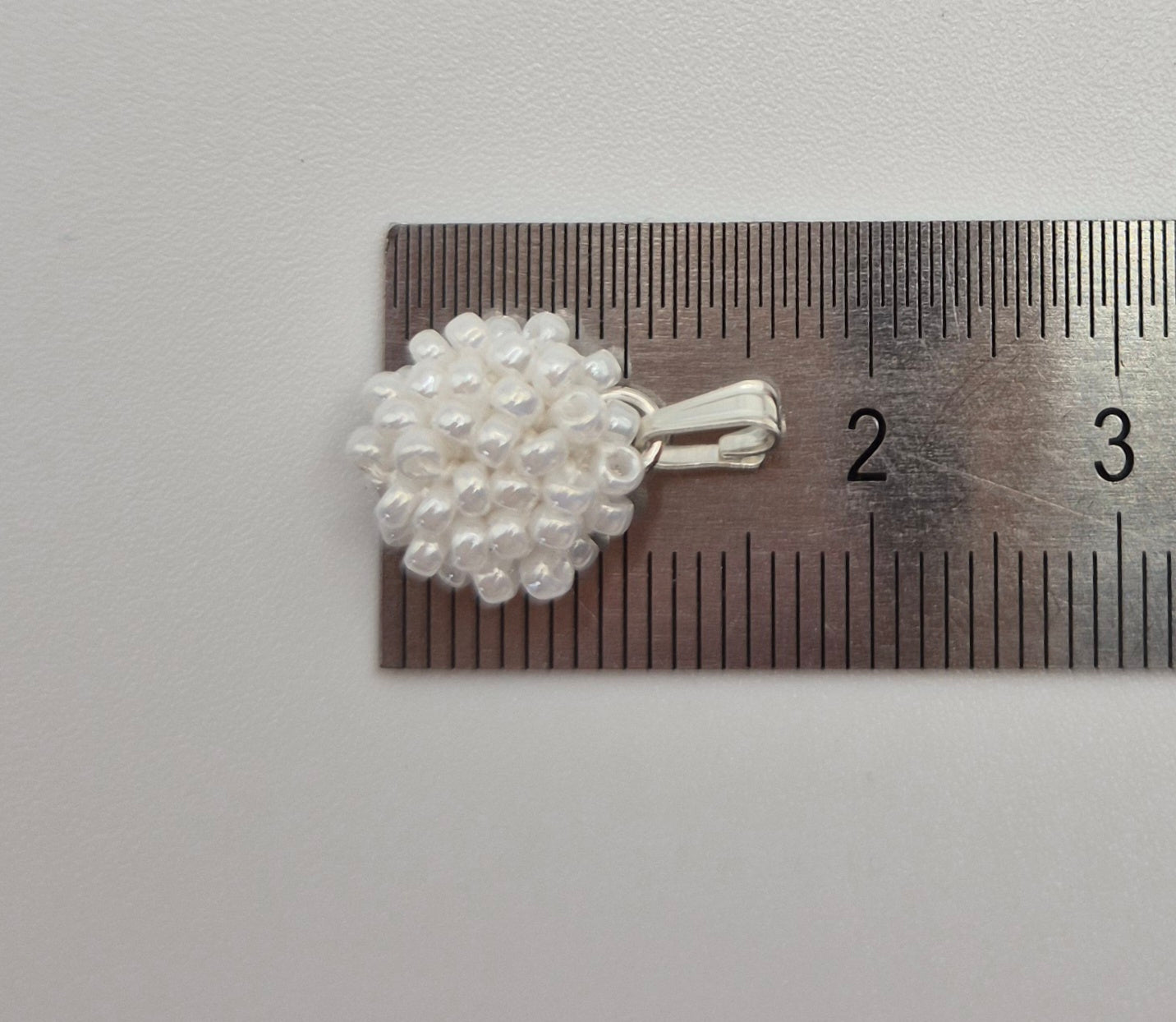 Kettenanhänger LINNSI - Linse 10 mm | Perlen 2mm