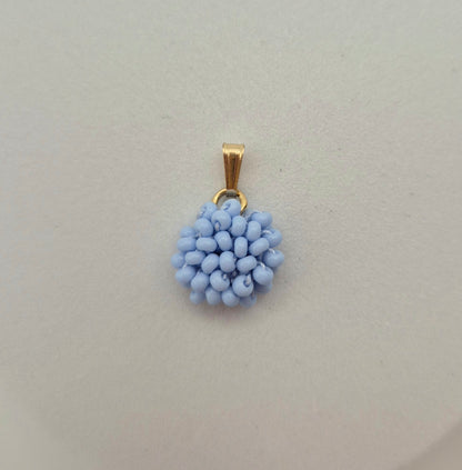 Kettenanhänger LINNSI - Linse 10 mm | Perlen 2mm