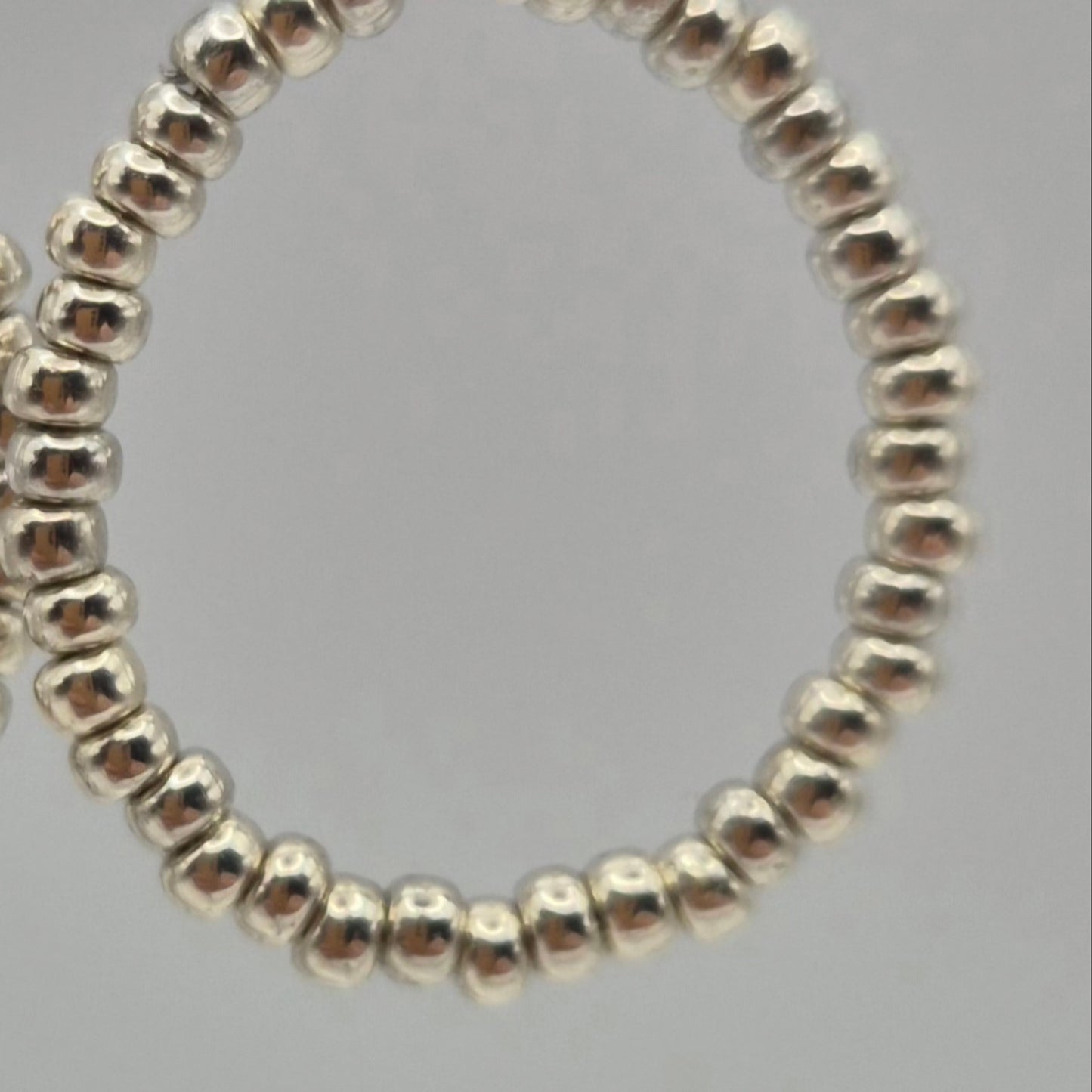 Ohr-Stecker Hänger RENGAS | Ring 20mm | Perlen 2mm
