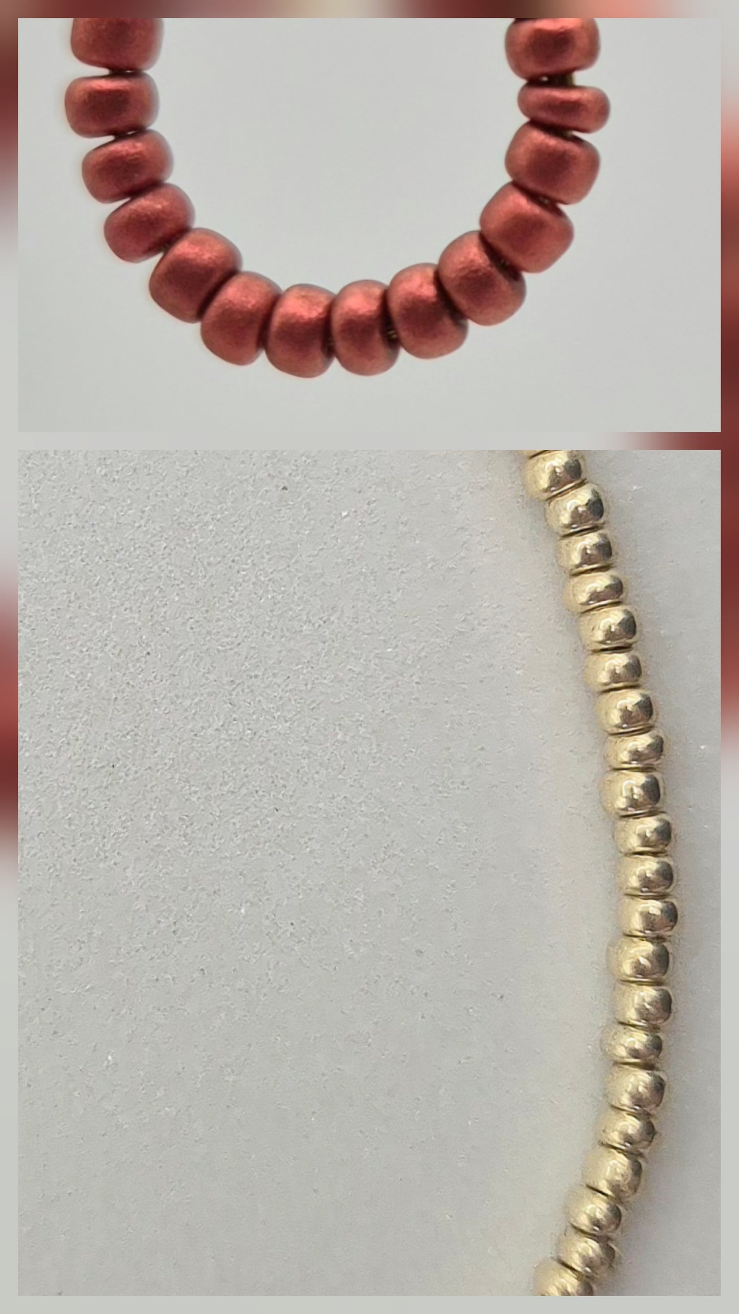Ohr-Stecker Hänger DROPS | Tropfen 40mm | Perlen 2mm