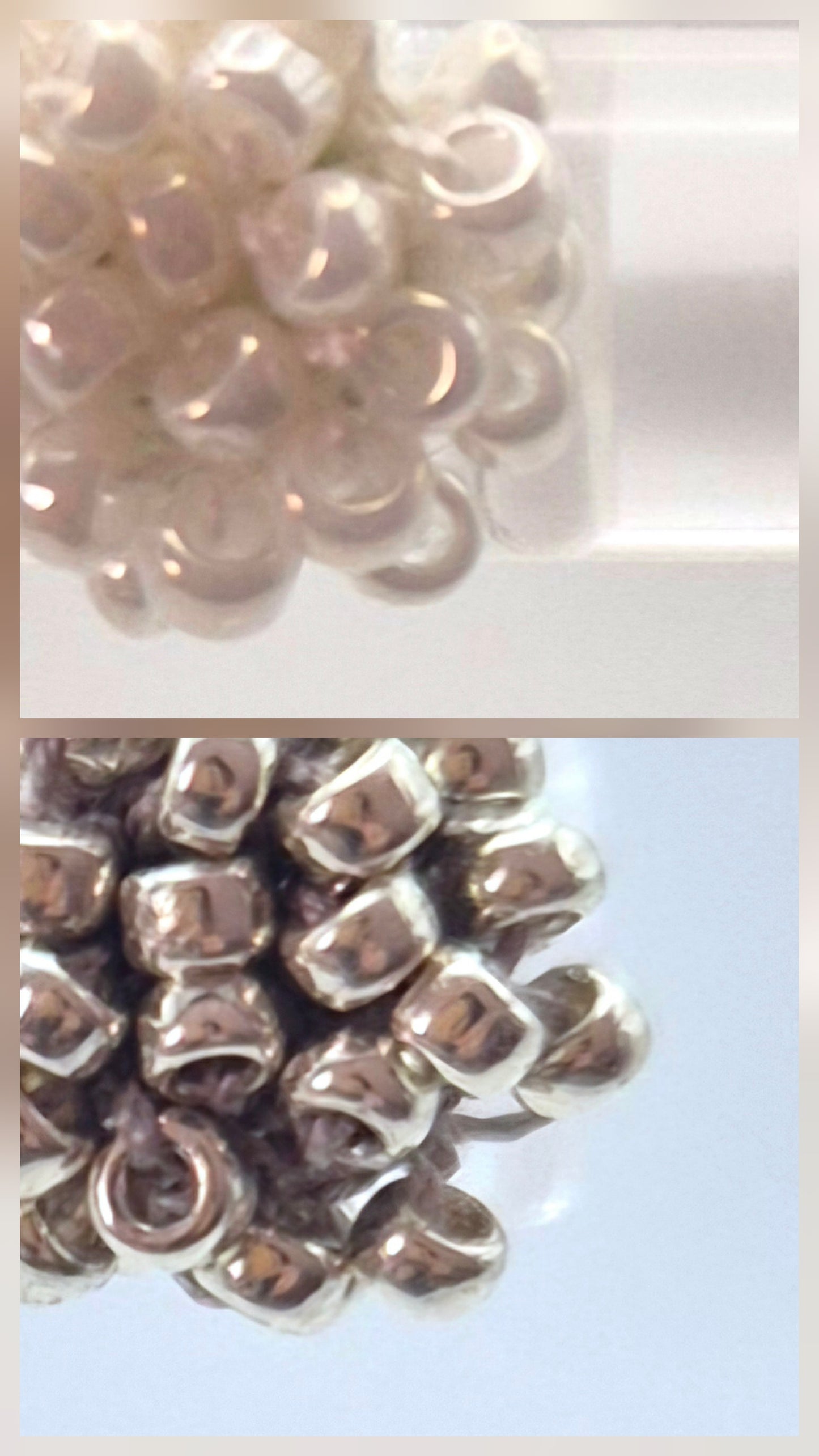 Ring LINNSI 2 - Linse 7 mm | Perlen 1mm