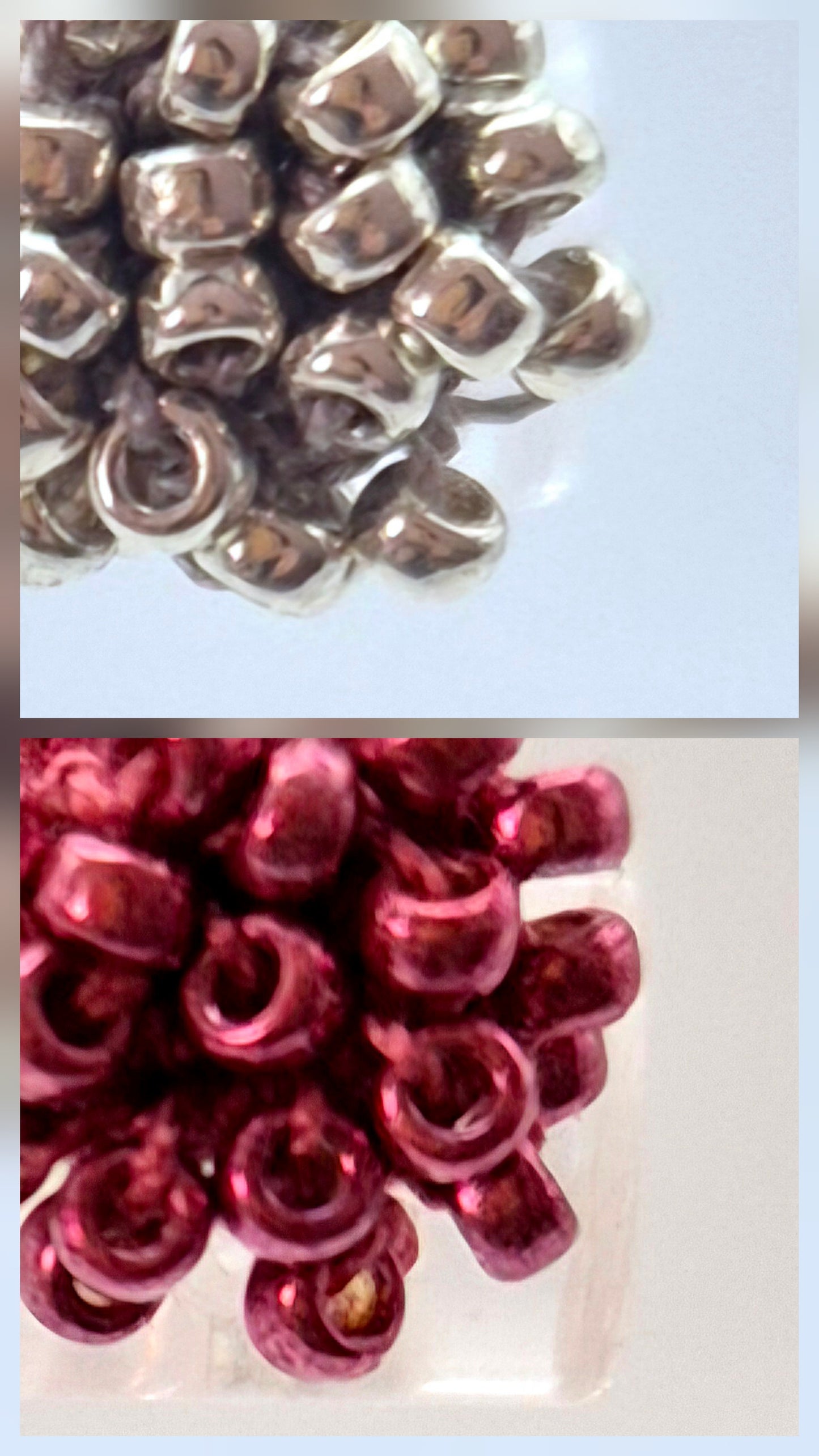 Ring LINNSI 2 - Linse 7 mm | Perlen 1mm