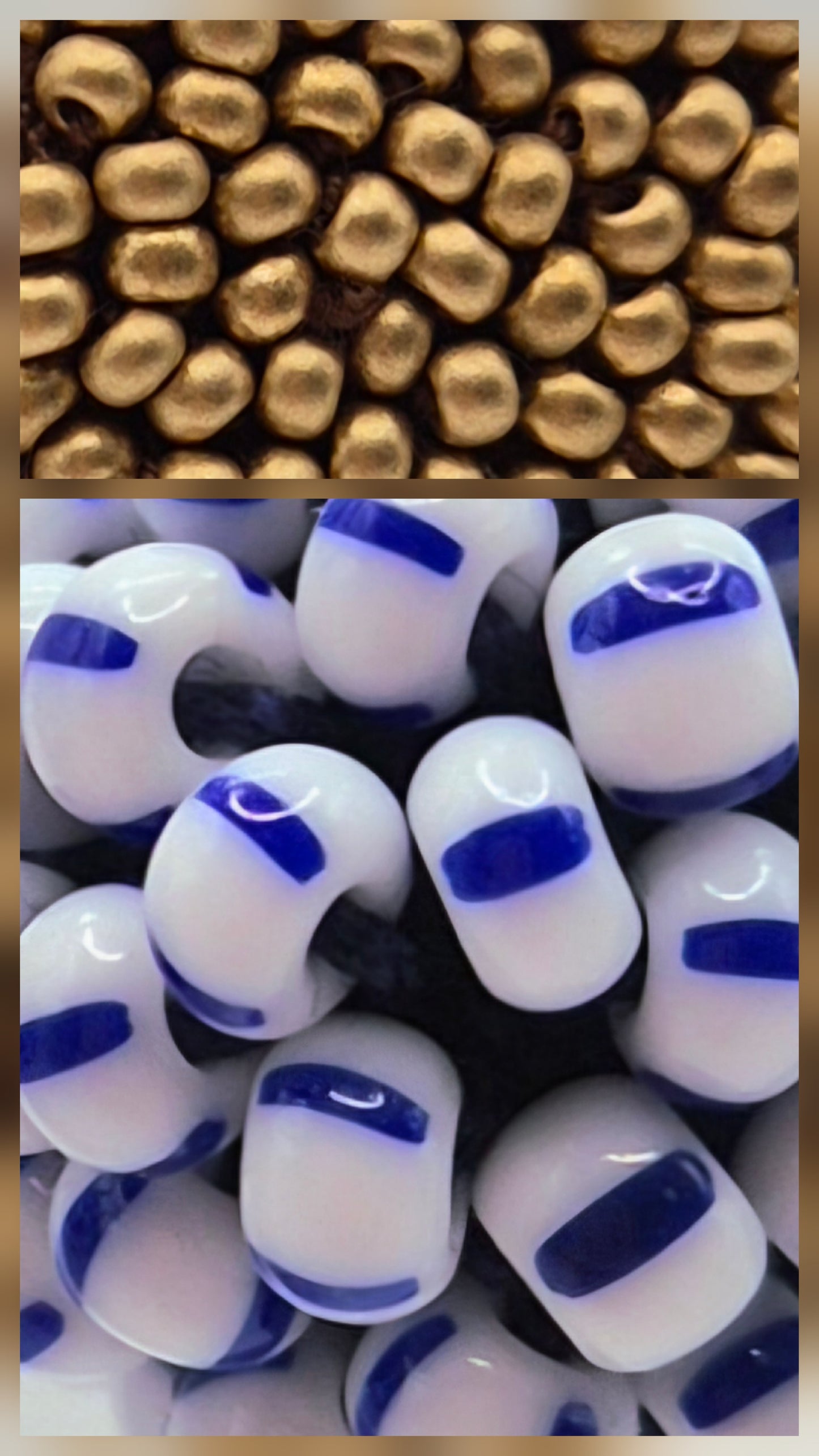 Halskette TUBE 2 - Breite 13mm | Perlen 2,5mm