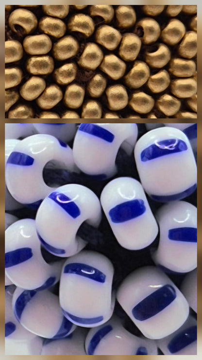 Halskette TUBE 2 - Breite 13mm | Perlen 2,5mm