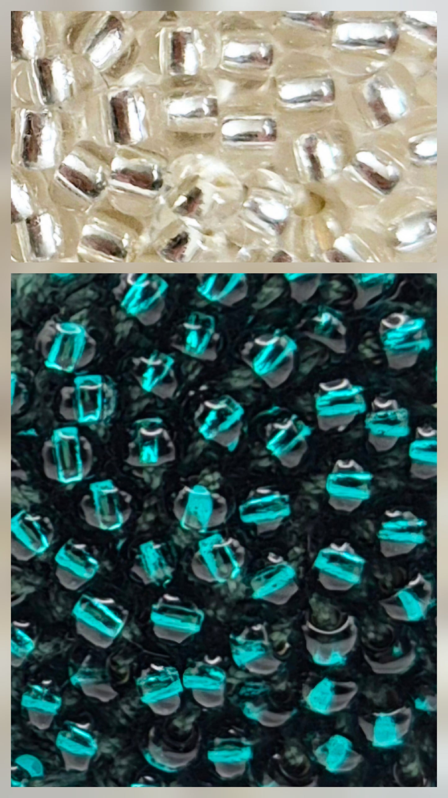 Halskette TUBE 2 - Breite 13mm | Perlen 2,5mm