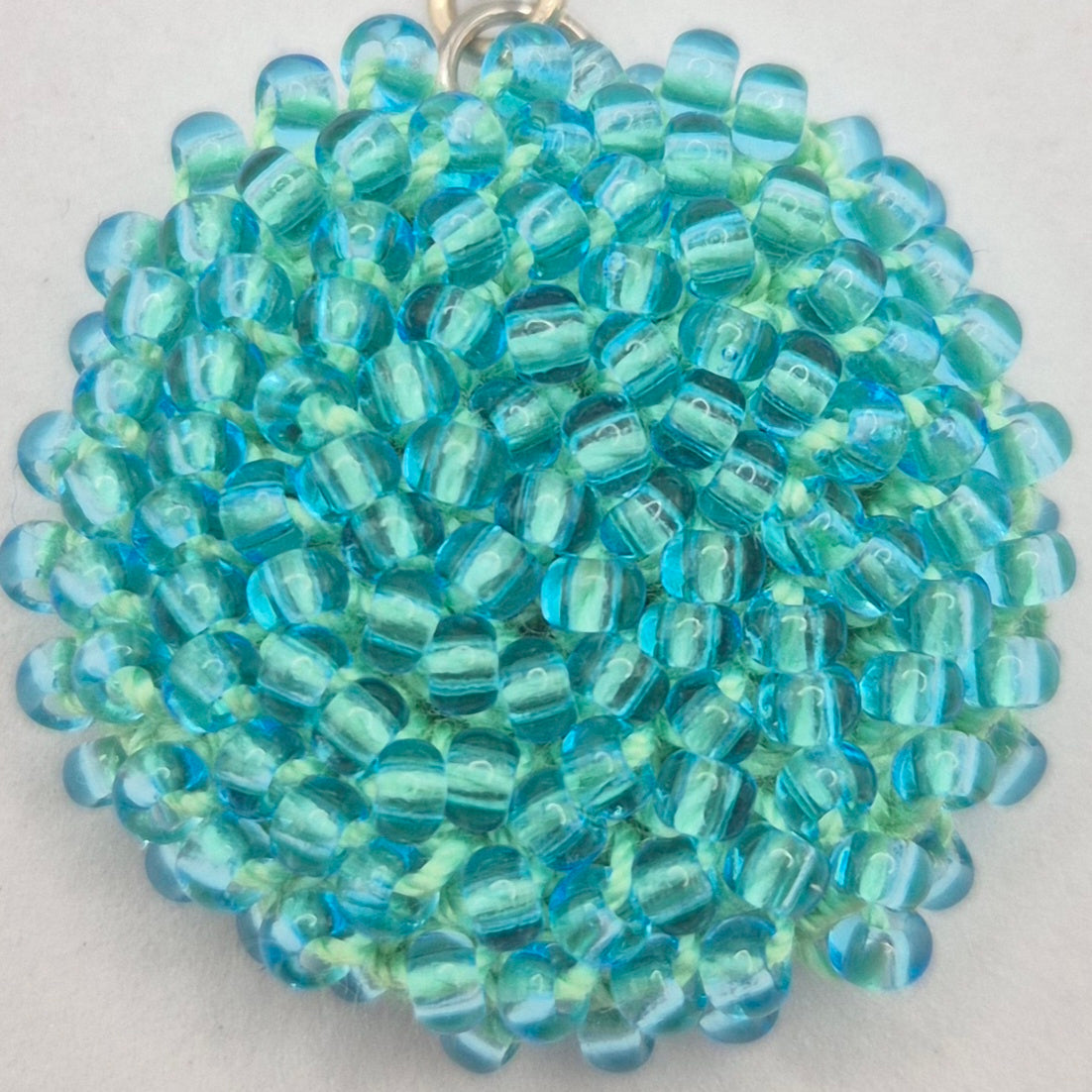 Hänger LINNSI   - Linse 22mm | Perlen 3 mm
