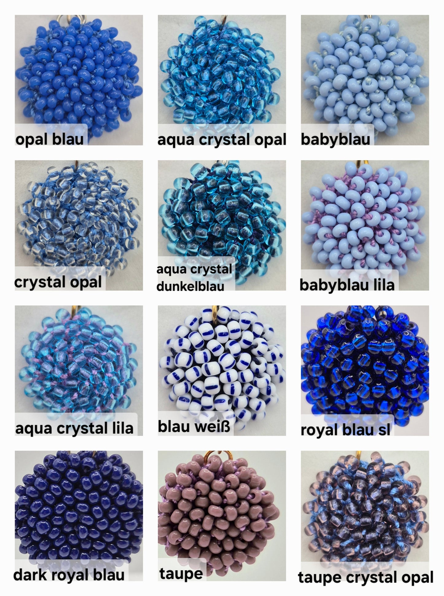 Halskette FLUFFY - Breite 13 mm | Perlen 3mm
