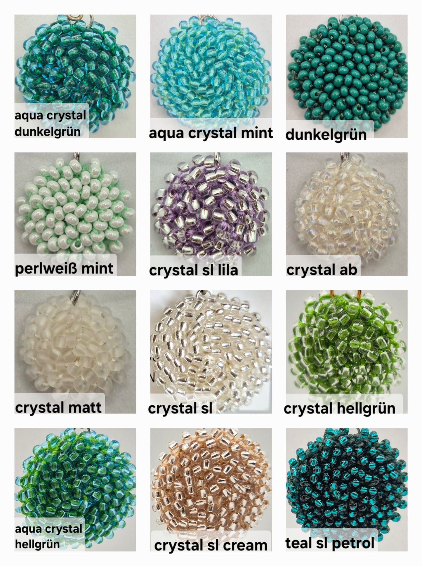 Halskette FLUFFY - Breite 13 mm | Perlen 3mm