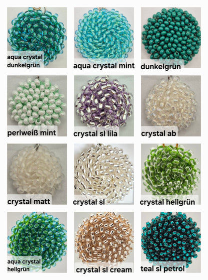 Halskette FLUFFY - Breite 13 mm | Perlen 3mm