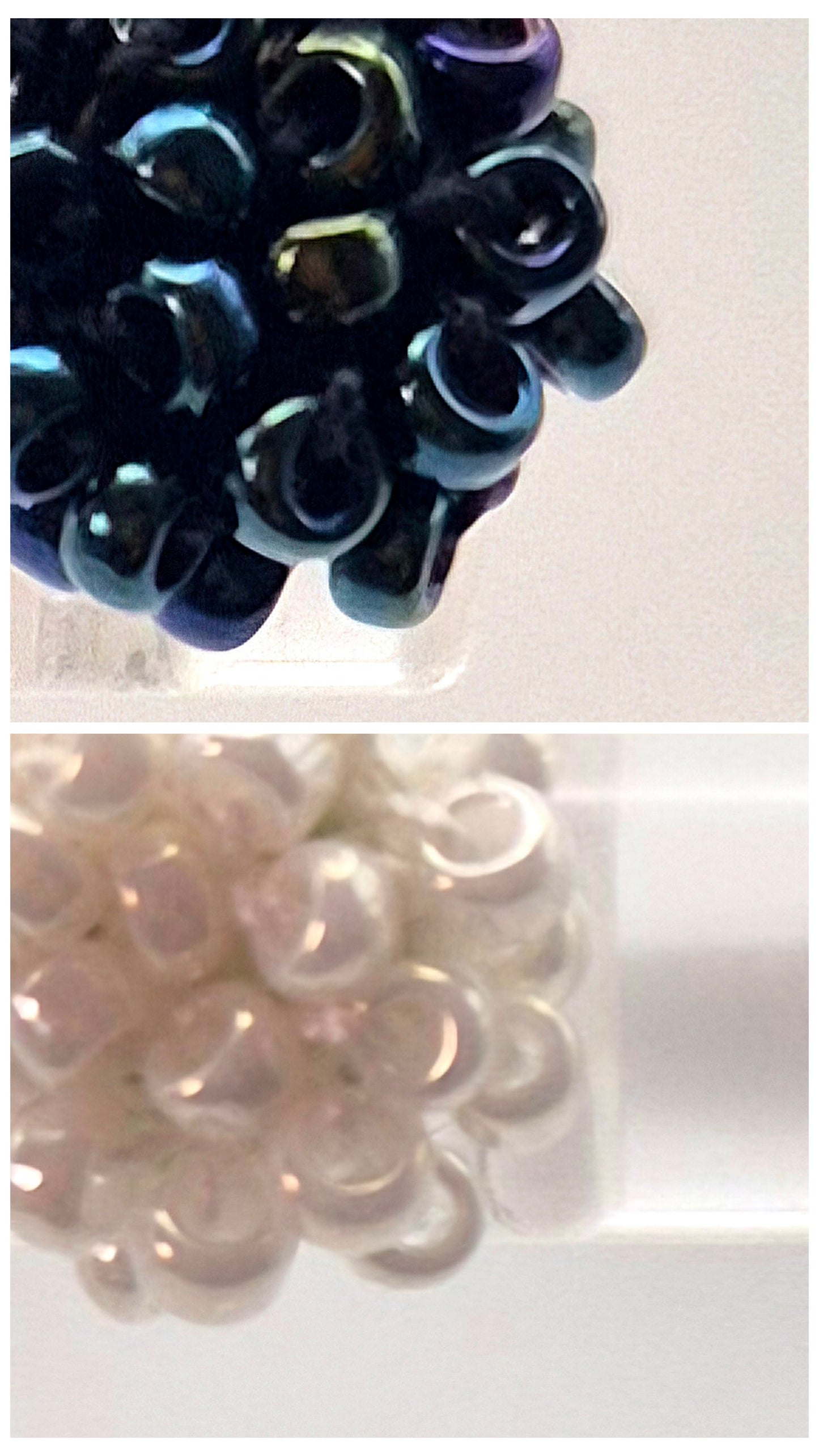 Ohr-Stecker Hänger STICK -  Stäbchen 25mm | Silber | Perlen  1mm